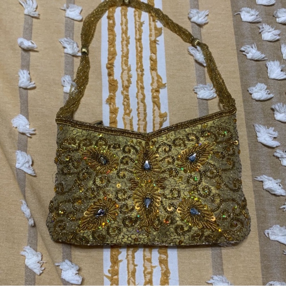 Vintage handmade mini purse